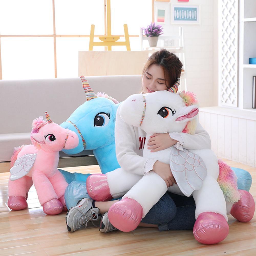 DreamHoof™ – Giant Unicorn Plush with Soft Fur – Magical Cuddle Toy