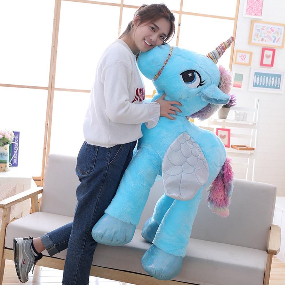 DreamHoof™ – Giant Unicorn Plush with Soft Fur – Magical Cuddle Toy