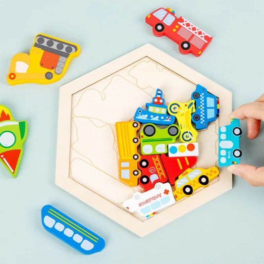 HoutLoom™ – Duurzame Houten Puzzel – Rustgevend Educatief Denkspel