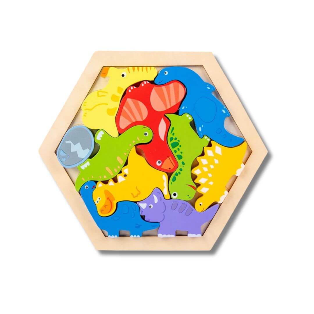 HoutLoom™ – Duurzame Houten Puzzel – Rustgevend Educatief Denkspel