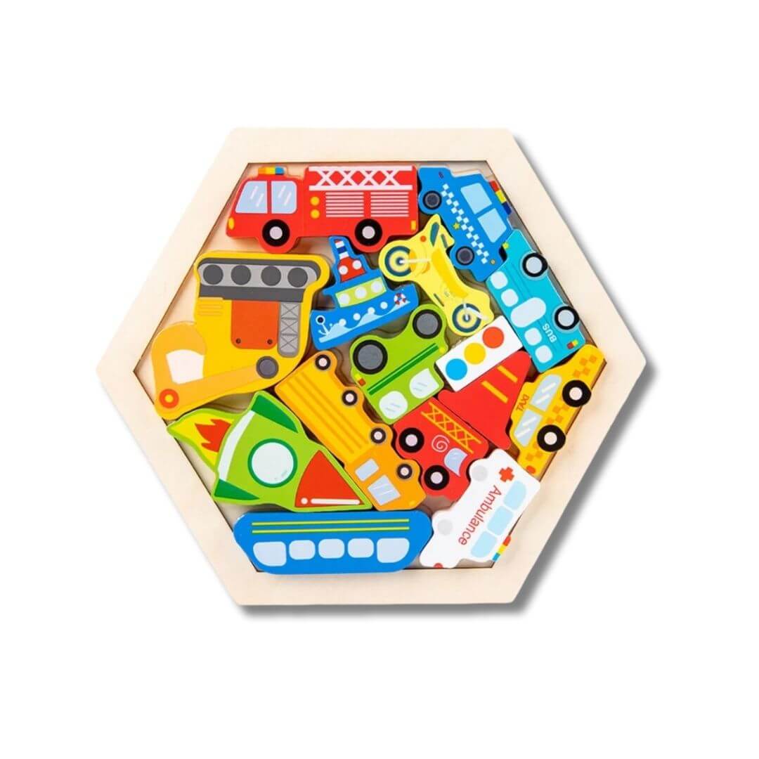 HoutLoom™ – Duurzame Houten Puzzel – Rustgevend Educatief Denkspel