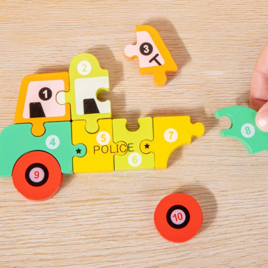 KleurenKracht™ – Houten Educatieve Puzzel – Spelenderwijs Leren en Groeien