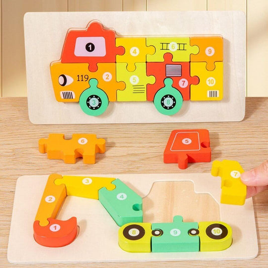 KleurenKracht™ – Houten Educatieve Puzzel – Spelenderwijs Leren en Groeien