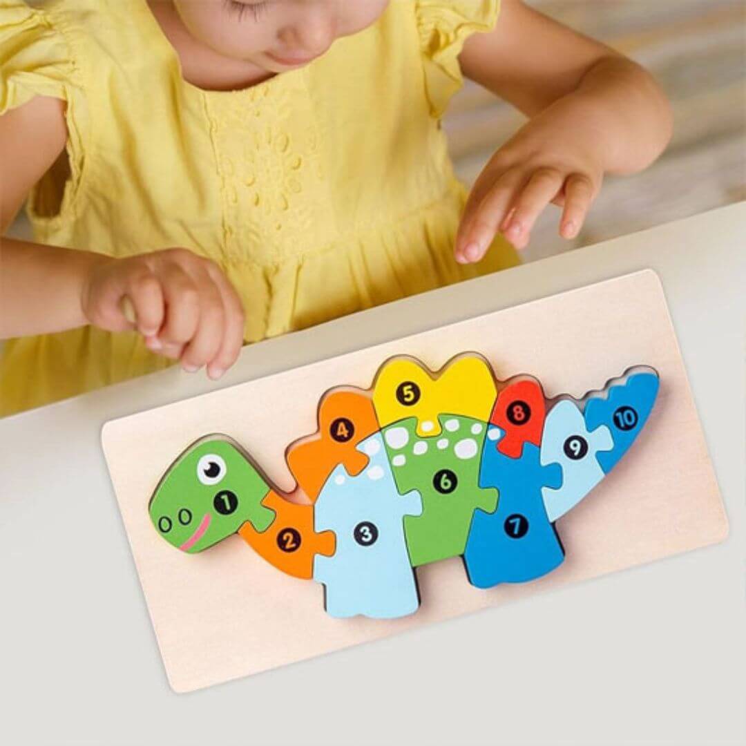 KleurenKracht™ – Houten Educatieve Puzzel – Spelenderwijs Leren en Groeien