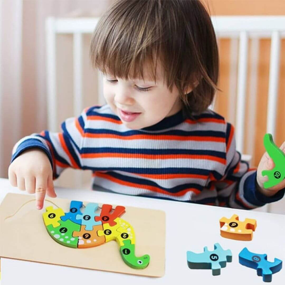 KleurenKracht™ – Houten Educatieve Puzzel – Spelenderwijs Leren en Groeien