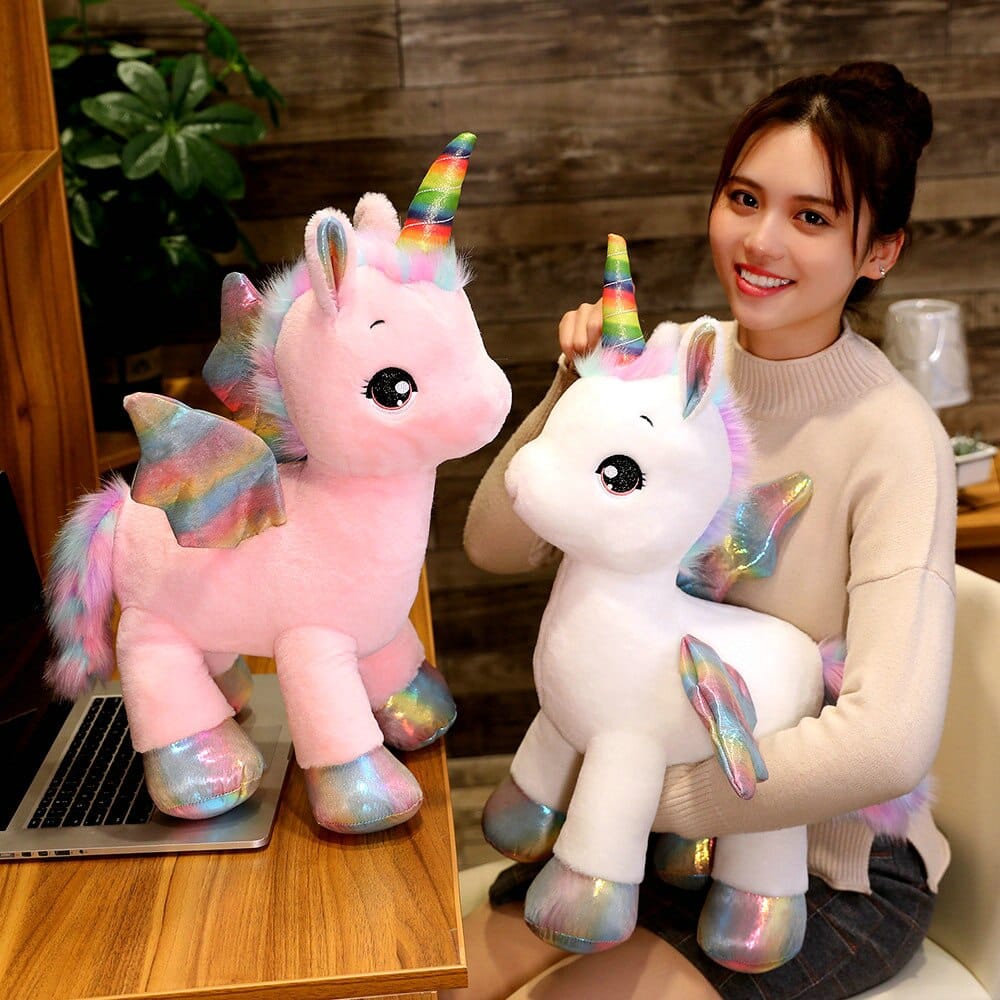 DreamHoof™ – Giant Unicorn Plush with Soft Fur – Magical Cuddle Toy
