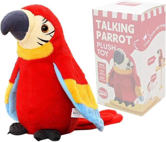 ChatParrot™ – Jouw kletsgrage knuffelmaatje - Pratende papegaai
