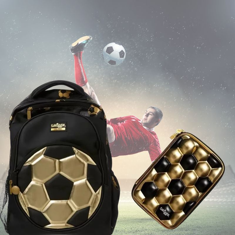 GoalPack™ – Gouden Voetbal Rugzak voor Kinderen – Sportieve Schooltas