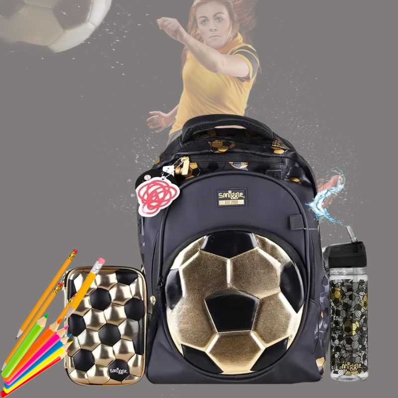 GoalPack™ – Gouden Voetbal Rugzak voor Kinderen – Sportieve Schooltas