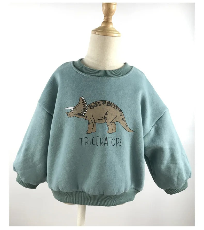 DinoRoar™ – Zachte Hoodie met Dino Print – Kinder Sweater
