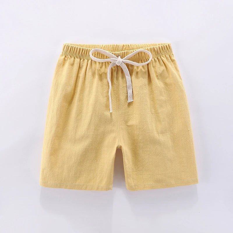 BreezeWalk™ – Sneldrogende Katoen-Linnen Shorts – Jongens Zomerbroek