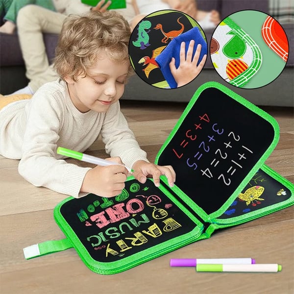 DoodleBook™ – Herbruikbaar Kleurenplezier voor Kinderen – Creatief Kleurboek