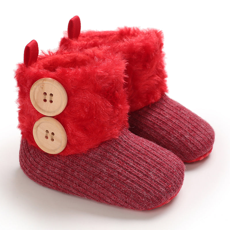 SnugPaws™ – Warme Winterschoenen met Antislip Zool – Baby Schoenen