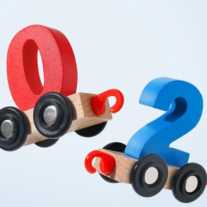 4Ever Wood™ - Houten Cijfer Trein