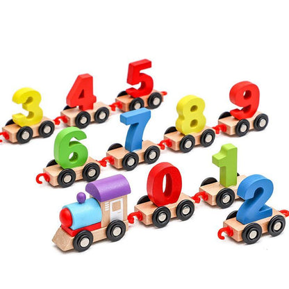 4Ever Wood™ - Houten Cijfer Trein