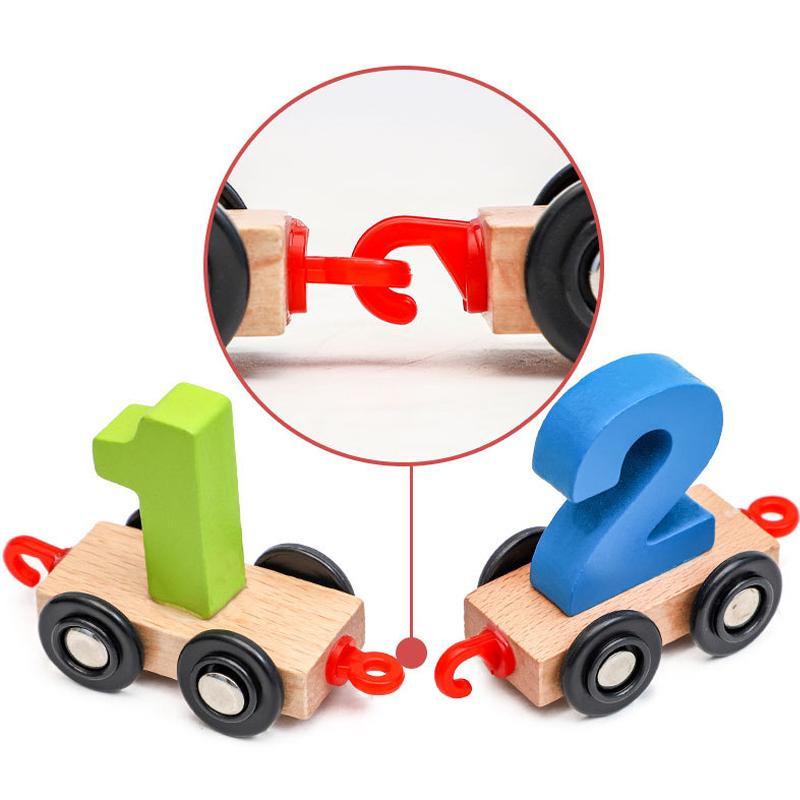 4Ever Wood™ - Houten Cijfer Trein