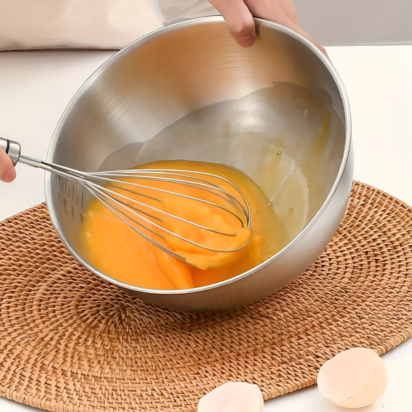 Mixora™ – Mengkommen van Roestvrij Staal – Set van Drie