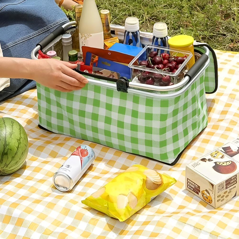 CheckNest™ – Opvouwbare Picknickmand – Geïsoleerde Outdoor Mand