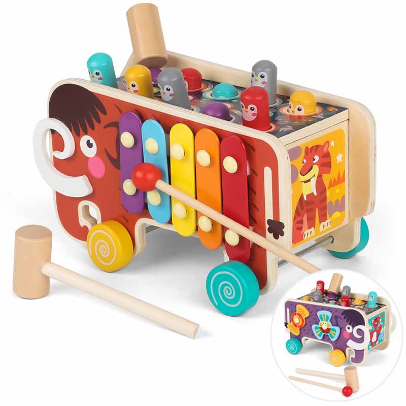 Bop & Beat™ – Spelen met ritme en beweging - Houten muziekspeelgoed