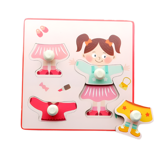 ShapeSmart™ – Educatieve Houten Puzzel – Kleuren & Vormen Ontdekspel