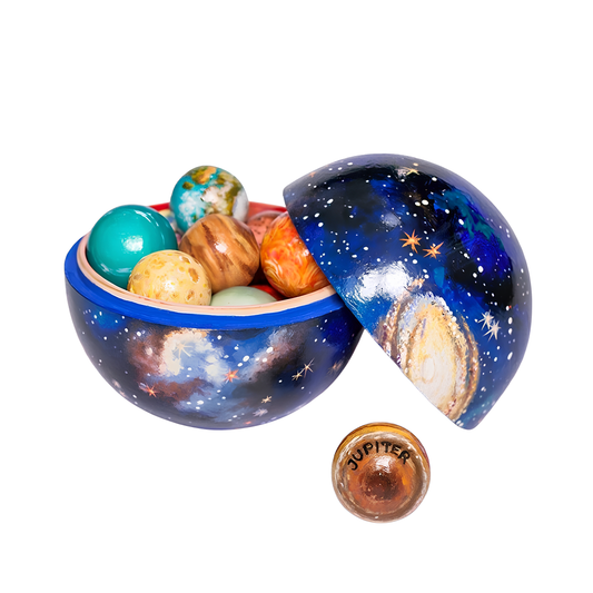 StarWander™ – Leerzaam Planeten Avontuur – Houten Planeten Set