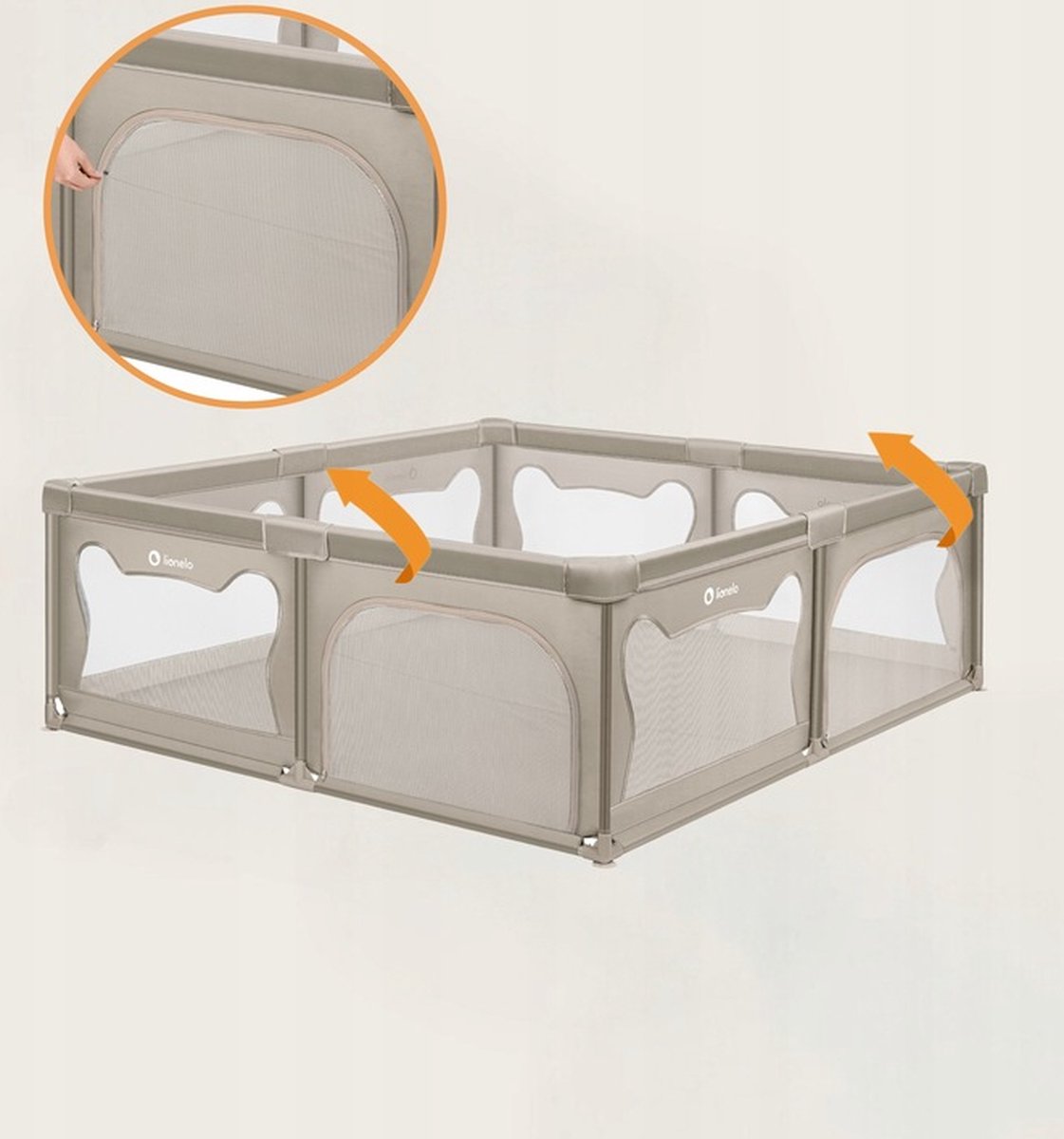 BearHaven™ – Extra Grote Veilige Speelruimte – Babybox voor Binnengebruik