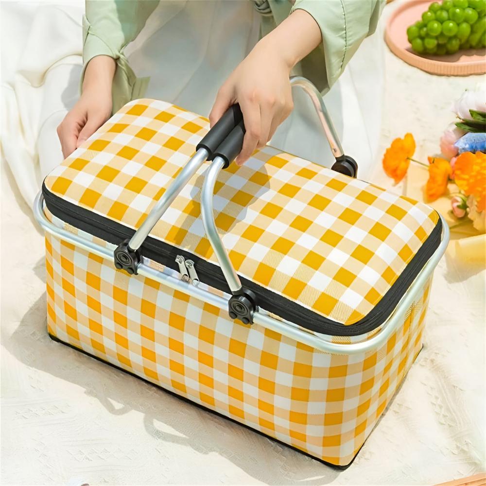 CheckNest™ – Opvouwbare Picknickmand – Geïsoleerde Outdoor Mand