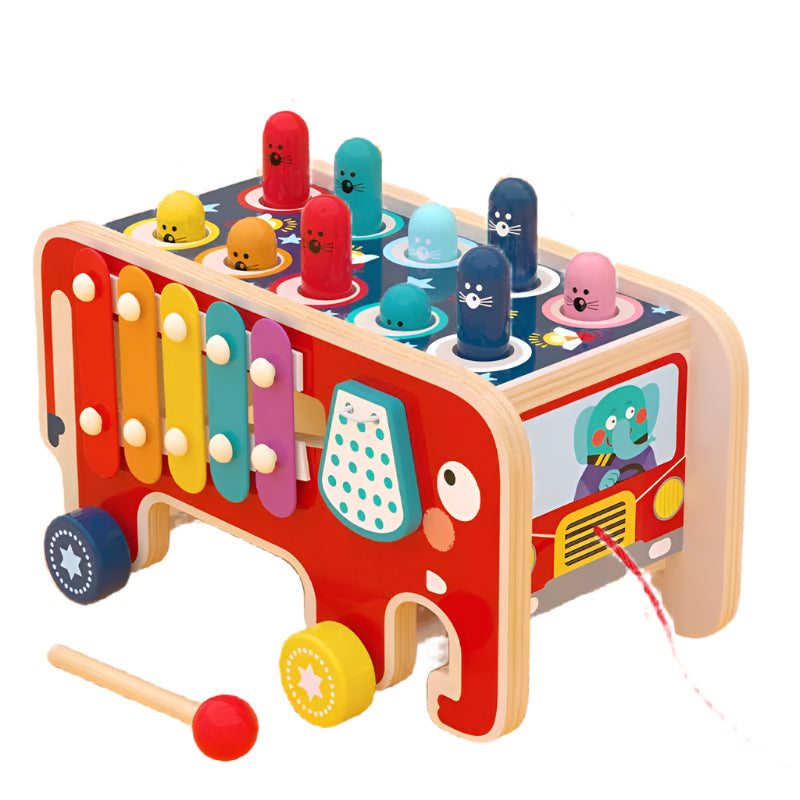 Bop & Beat™ – Spelen met ritme en beweging - Houten muziekspeelgoed