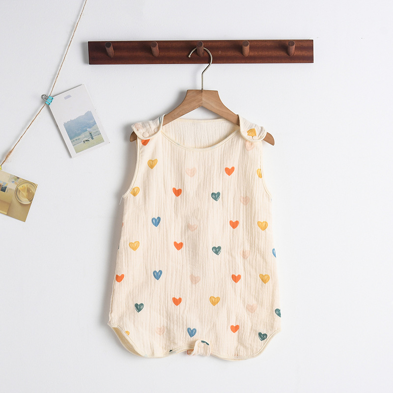SleepBloom™ – Luchtige Musselin Zomerslaapzak – Baby Slaapcomfort Set