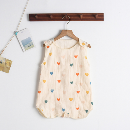 SleepBloom™ – Luchtige Musselin Zomerslaapzak – Baby Slaapcomfort Set