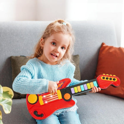 StrumStar™ – Interactieve Gitaar & Piano – Muzikaal Speelplezier voor Peuters