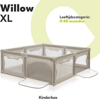 BearHaven™ – Extra Grote Veilige Speelruimte – Babybox voor Binnengebruik