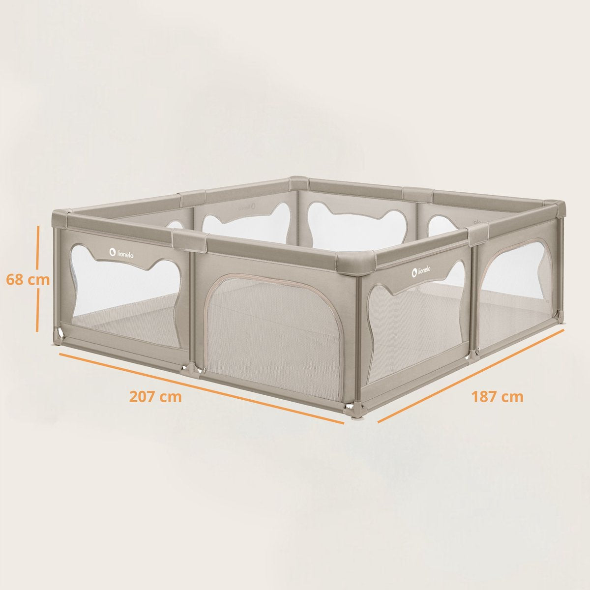 BearHaven™ – Extra Grote Veilige Speelruimte – Babybox voor Binnengebruik