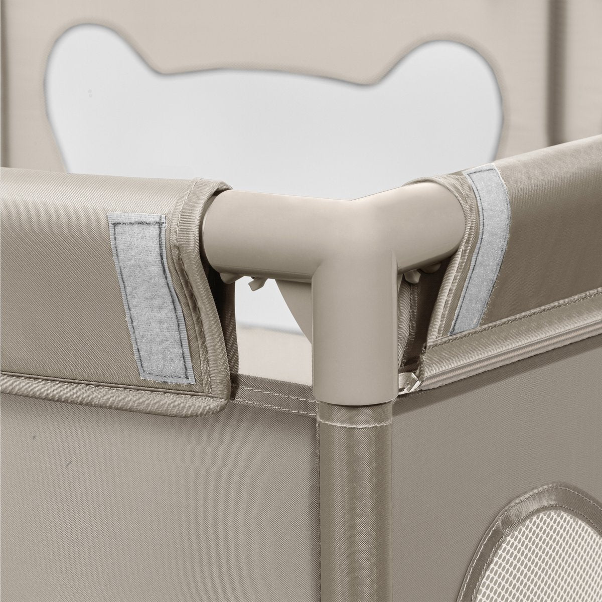 BearHaven™ – Extra Grote Veilige Speelruimte – Babybox voor Binnengebruik