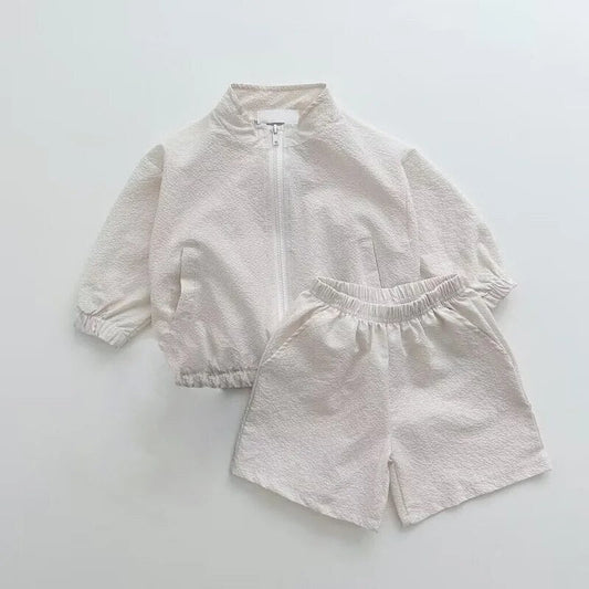 MiniAviator™ – Luchtige Bomber Set met Stijl – Trendy Kinderoutfit