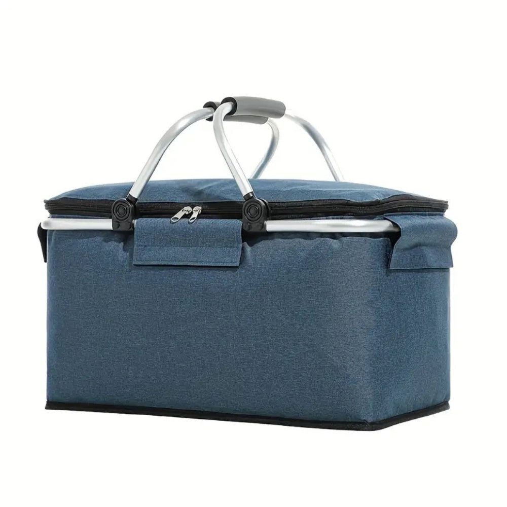 PackNest™ – Opvouwbare Lekvrije Picknickmand – Geïsoleerde Outdoor Tas