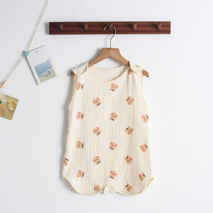 SleepBloom™ – Luchtige Musselin Zomerslaapzak – Baby Slaapcomfort Set