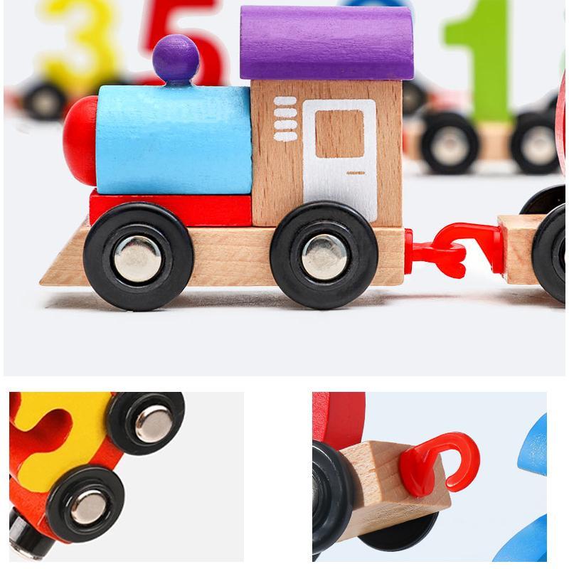 4Ever Wood™ - Houten Cijfer Trein