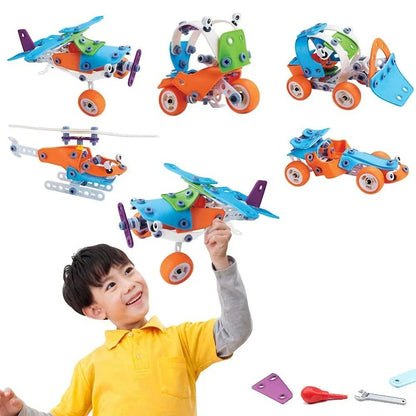 Build & Play™ - Constructie Wagen- STEM-Speelgoed