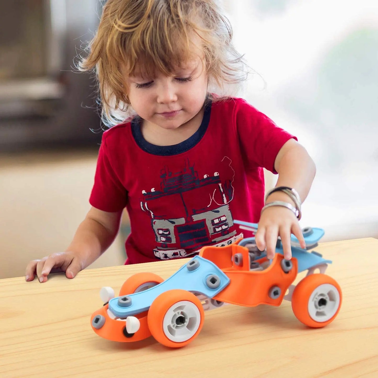 Build & Play™ - Constructie Wagen- STEM-Speelgoed