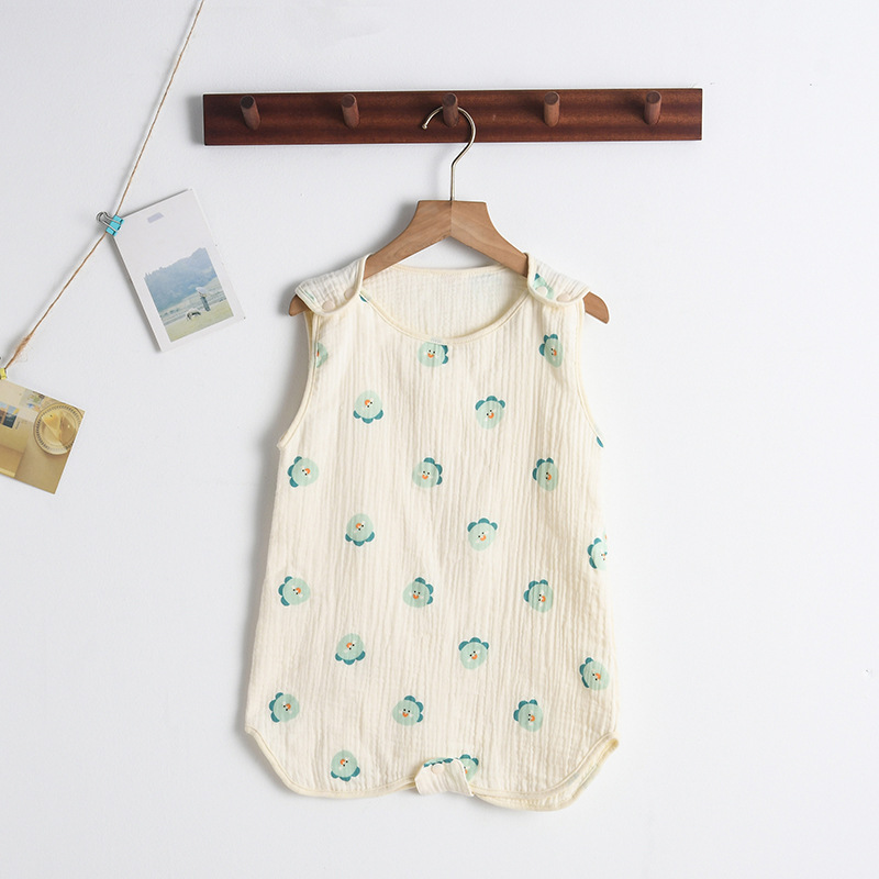 SleepBloom™ – Luchtige Musselin Zomerslaapzak – Baby Slaapcomfort Set
