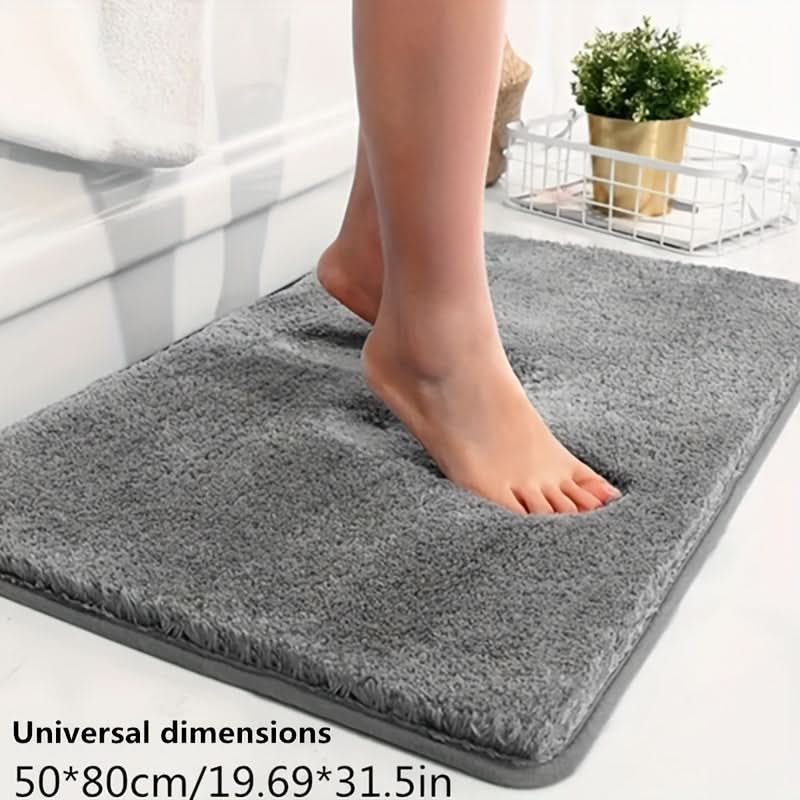 AquaSoftStripe™ – Dikke Absorberende Badmat – Antislip Badkamer Comfort