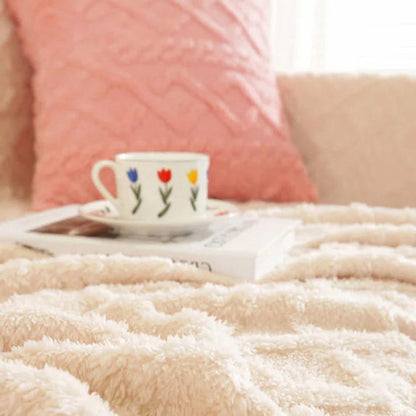 WaffleCashmere™ – Wafel Cashmere Bankcover – Luxe Warmte & Volledige Bescherming