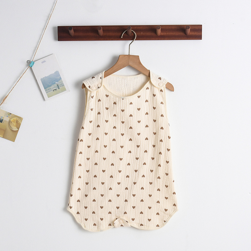 SleepBloom™ – Luchtige Musselin Zomerslaapzak – Baby Slaapcomfort Set