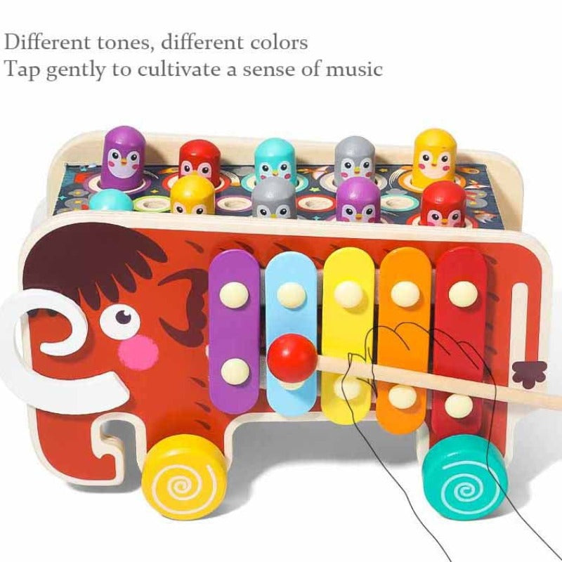 Bop & Beat™ – Spelen met ritme en beweging - Houten muziekspeelgoed