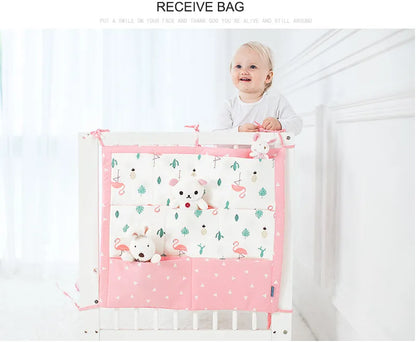 CribCaddy™ – Kleurrijke Babybed Opbergzak – Handige Stijlvolle Organizer