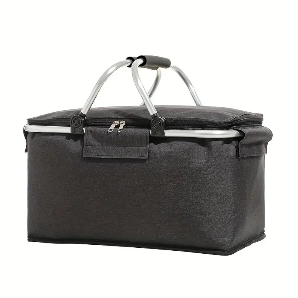 PackNest™ – Opvouwbare Lekvrije Picknickmand – Geïsoleerde Outdoor Tas