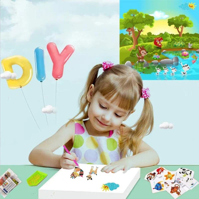 Diamond DIY Sticker™ | Een leuk creatief knutselstuk voor kinderen