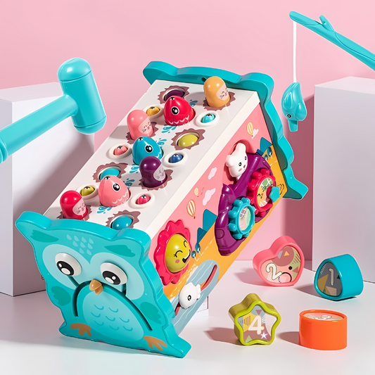 TapTrek™ – Montessori Hamerspel voor Kinderen – Educatief Slagspeelgoed