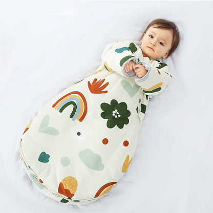 CozySleeve™ – Warme Vierseizoenen Slaapzak met Mouwen – Baby Slaappakje Set